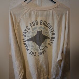Cream 30a manta ray sweatshirt xxl